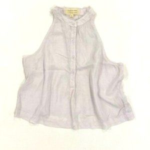 Cloth & Stone Anthropologie Sleeveless  Button Tank